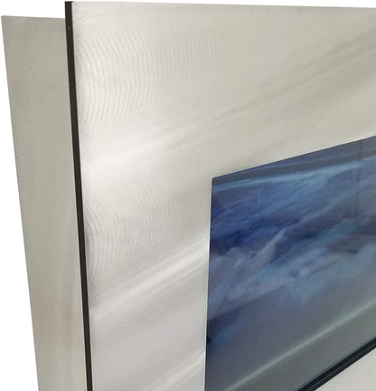 Aa-Skyline-Bsilver 2.0 Wall Mounted Aquarium Brushed Silver